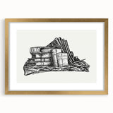 Expressionist Art - Stack of Books and Stationery by Leo Gestel