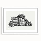 Expressionist Art - Stack of Books and Stationery by Leo Gestel