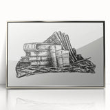 Expressionist Art - Stack of Books and Stationery by Leo Gestel