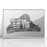 Expressionist Art - Stack of Books and Stationery by Leo Gestel