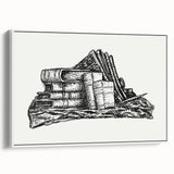 Expressionist Art - Stack of Books and Stationery by Leo Gestel