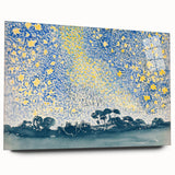 Landscape with Stars - Henri-Edmond Cross Impressionist Night Sky Print