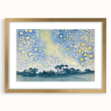 Landscape with Stars - Henri-Edmond Cross Impressionist Night Sky Print