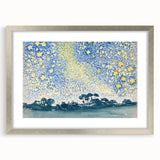 Landscape with Stars - Henri-Edmond Cross Impressionist Night Sky Print