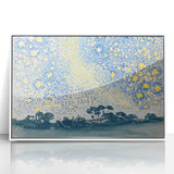 Landscape with Stars - Henri-Edmond Cross Impressionist Night Sky Print