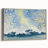 Landscape with Stars - Henri-Edmond Cross Impressionist Night Sky Print