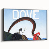 Symbolic Grapes and Sickle Wall Art - Bold Modern Decor for Home