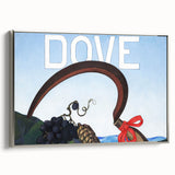 Symbolic Grapes and Sickle Wall Art - Bold Modern Decor for Home