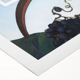 Symbolic Grapes and Sickle Wall Art - Bold Modern Decor for Home