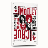 Mötley Crüe Two Minute Tour Poster – Vintage 1989 Concert Art