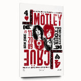 Mötley Crüe Two Minute Tour Poster – Vintage 1989 Concert Art