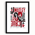 Mötley Crüe Two Minute Tour Poster – Vintage 1989 Concert Art