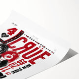 Mötley Crüe Two Minute Tour Poster – Vintage 1989 Concert Art