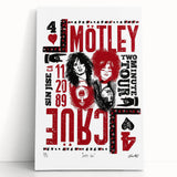 Mötley Crüe Two Minute Tour Poster – Vintage 1989 Concert Art
