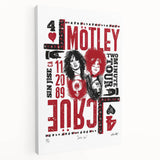 Mötley Crüe Two Minute Tour Poster – Vintage 1989 Concert Art