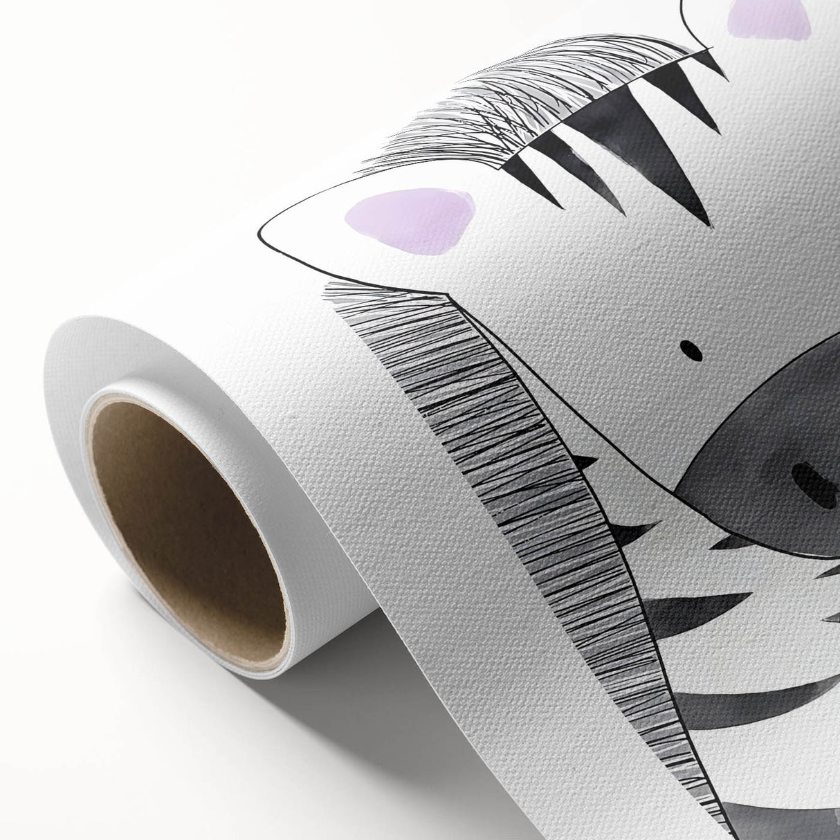 Kids Room Art Prints - Be Unique Zebra Wall Art for Girls' Bedrooms