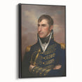 Baroque Military Portrait Wall Art – Commanding Elegance