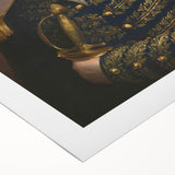 Baroque Military Portrait Wall Art – Commanding Elegance