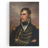 Baroque Military Portrait Wall Art – Commanding Elegance
