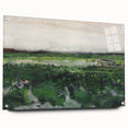 Impressionist Landscape Wall Art - Vincent van Gogh's Green Fields Print