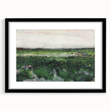 Impressionist Landscape Wall Art - Vincent van Gogh's Green Fields Print