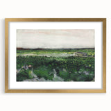 Impressionist Landscape Wall Art - Vincent van Gogh's Green Fields Print
