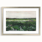 Impressionist Landscape Wall Art - Vincent van Gogh's Green Fields Print