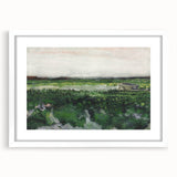 Impressionist Landscape Wall Art - Vincent van Gogh's Green Fields Print
