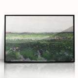 Impressionist Landscape Wall Art - Vincent van Gogh's Green Fields Print