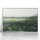 Impressionist Landscape Wall Art - Vincent van Gogh's Green Fields Print