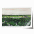 Impressionist Landscape Wall Art - Vincent van Gogh's Green Fields Print