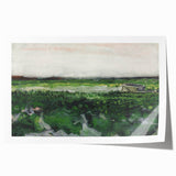 Impressionist Landscape Wall Art - Vincent van Gogh's Green Fields Print