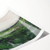 Impressionist Landscape Wall Art - Vincent van Gogh's Green Fields Print