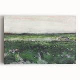 Impressionist Landscape Wall Art - Vincent van Gogh's Green Fields Print