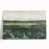 Impressionist Landscape Wall Art - Vincent van Gogh's Green Fields Print