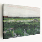 Impressionist Landscape Wall Art - Vincent van Gogh's Green Fields Print