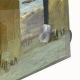 Urban Cityscape Wall Art - Gritty Tenement Scene with Industrial Charm