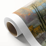 Urban Cityscape Wall Art - Gritty Tenement Scene with Industrial Charm