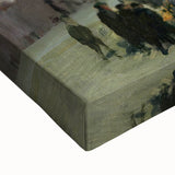 Urban Cityscape Wall Art - Gritty Tenement Scene with Industrial Charm