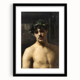 Realistic Wall Art - Man Wearing Laurels by John Singer Sargent - Classical Portrait