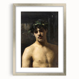Realistic Wall Art - Man Wearing Laurels by John Singer Sargent - Classical Portrait