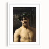 Realistic Wall Art - Man Wearing Laurels by John Singer Sargent - Classical Portrait