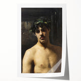 Realistic Wall Art - Man Wearing Laurels by John Singer Sargent - Classical Portrait