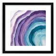 Colorful Abstract Wall Art – Teal & Violet Modern Canvas Design