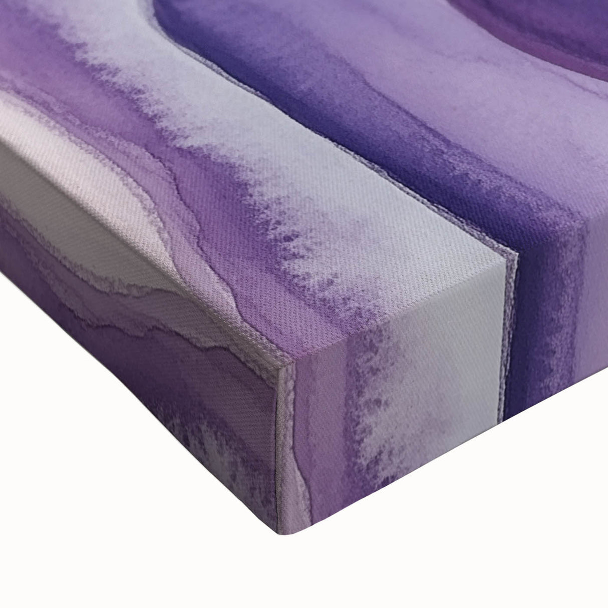 Colorful Abstract Wall Art – Teal & Violet Modern Canvas Design