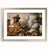 Baroque Hunting Scene Wall Art – Dramatic Masterpiece of Action