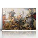 Baroque Hunting Scene Wall Art – Dramatic Masterpiece of Action