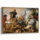 Baroque Hunting Scene Wall Art – Dramatic Masterpiece of Action