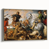 Baroque Hunting Scene Wall Art – Dramatic Masterpiece of Action