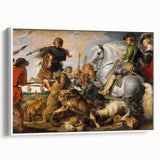 Baroque Hunting Scene Wall Art – Dramatic Masterpiece of Action